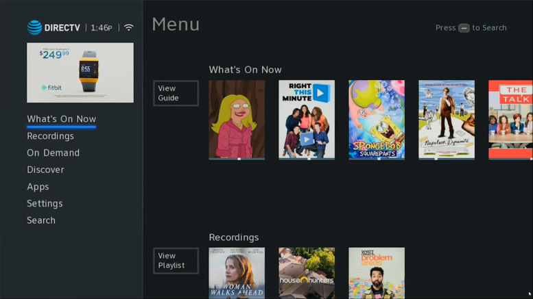 How To Turn Off Power Saving Mode DIRECTV New Genie Menus The Solid Signal Blog