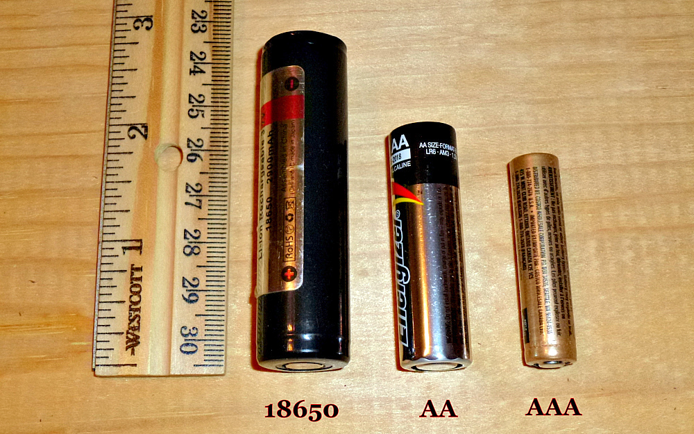 nederlag astronaut mekanisk NICE AND EASY: What is an 18650 battery? - The Solid Signal Blog